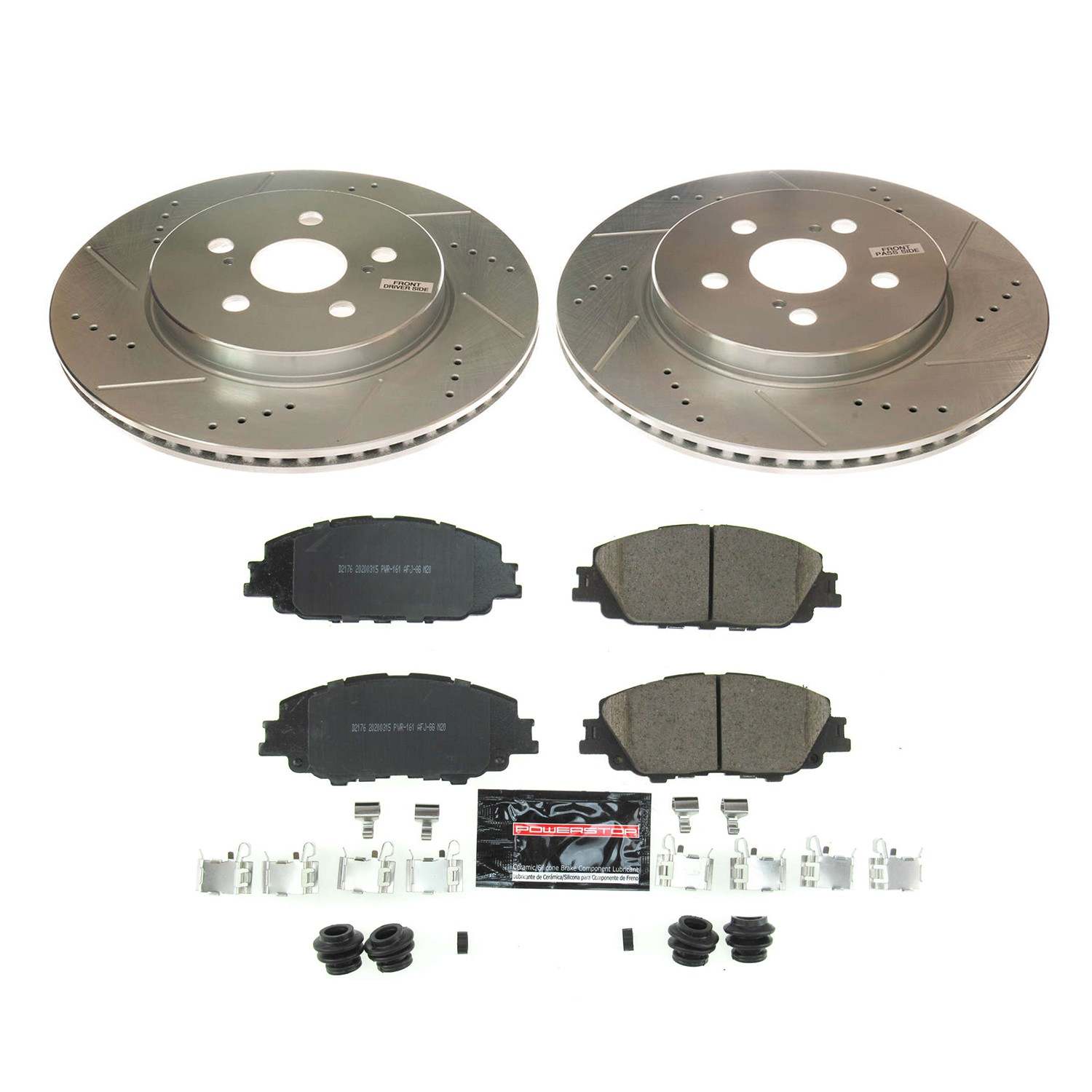 Power Stop 2019 Toyota Corolla Front Z23 Evolution Sport Brake Kit K8328