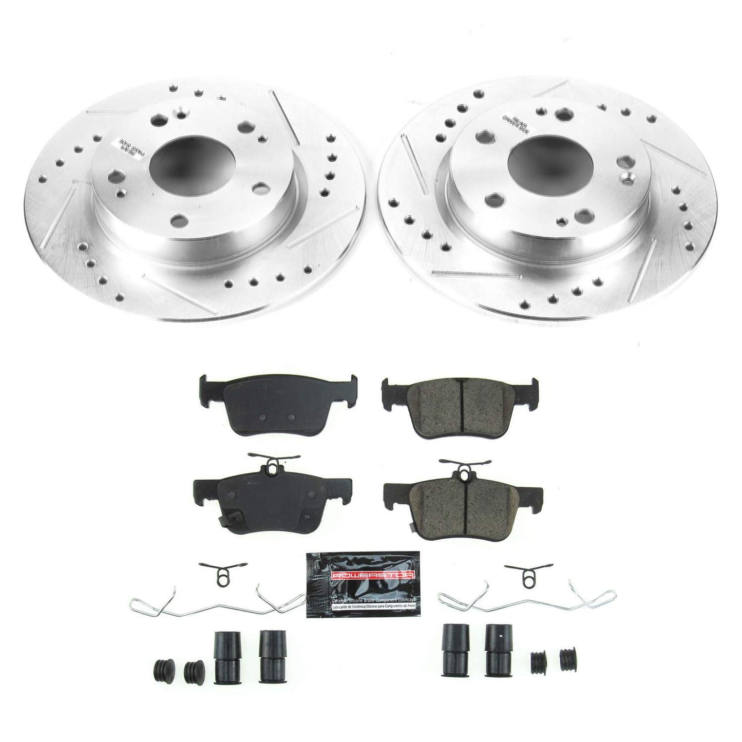 PowerStop Power Stop 2019 Honda Insight Rear Z23 Evolution Sport Brake Kit K8330