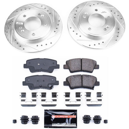 PowerStop Power Stop 2019 Hyundai Veloster Rear Z23 Evolution Sport Brake Kit K8331