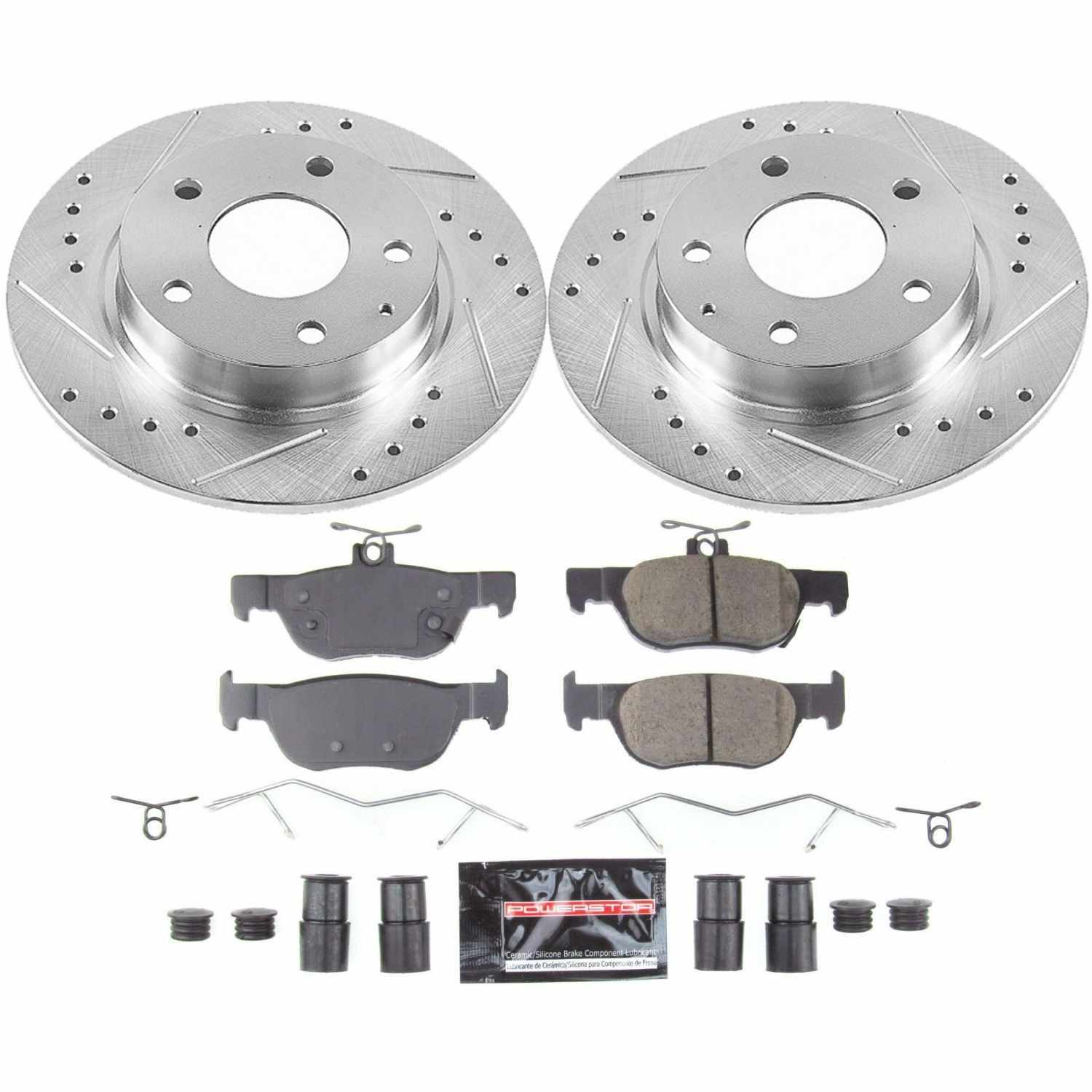 Power Stop 2019 Mazda 3 Rear Z23 Evolution Sport Brake Kit K8334