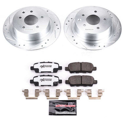 PowerStop Power Stop 2019 Nissan Sentra Rear Z26 Street Warrior Brake Kit K8335-26