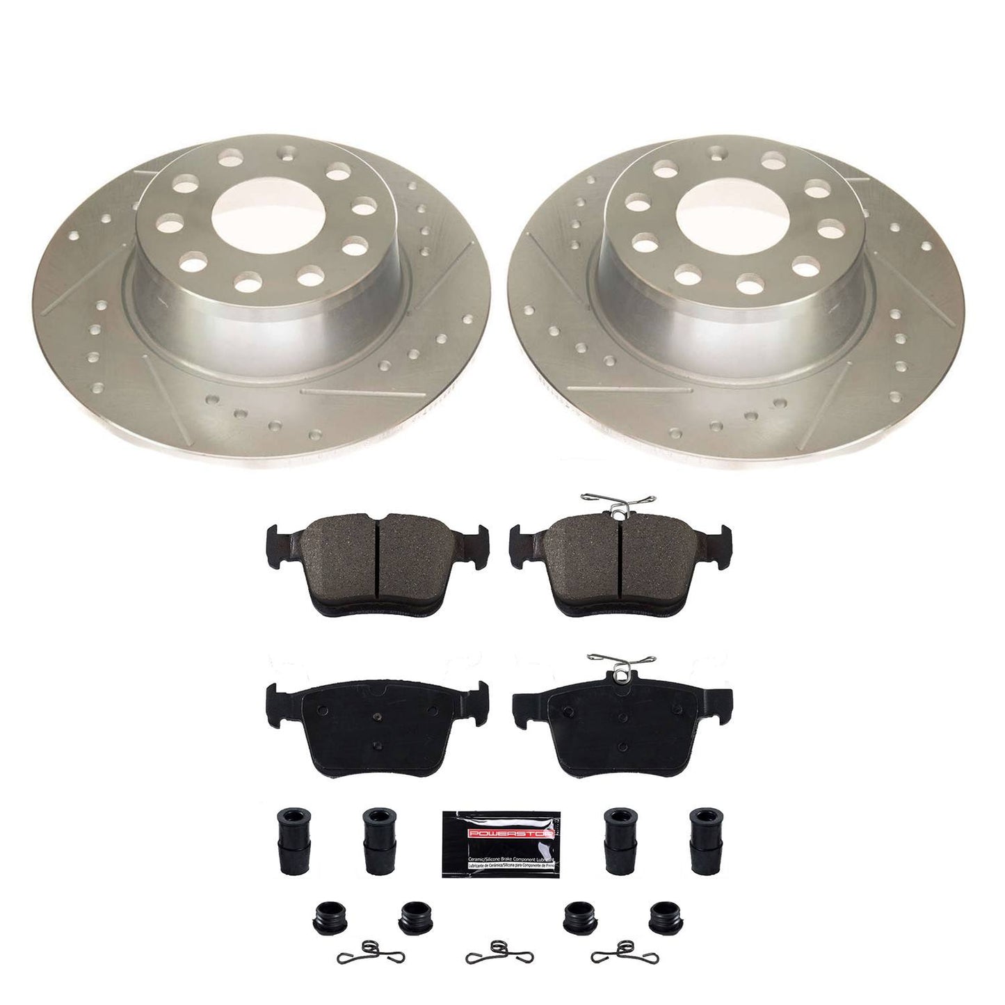 Power Stop 2019 Volkswagen Jetta Rear Z23 Evolution Sport Brake Kit K8337