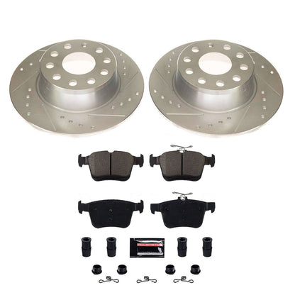 Power Stop 2019 Volkswagen Jetta Rear Z23 Evolution Sport Brake Kit K8337