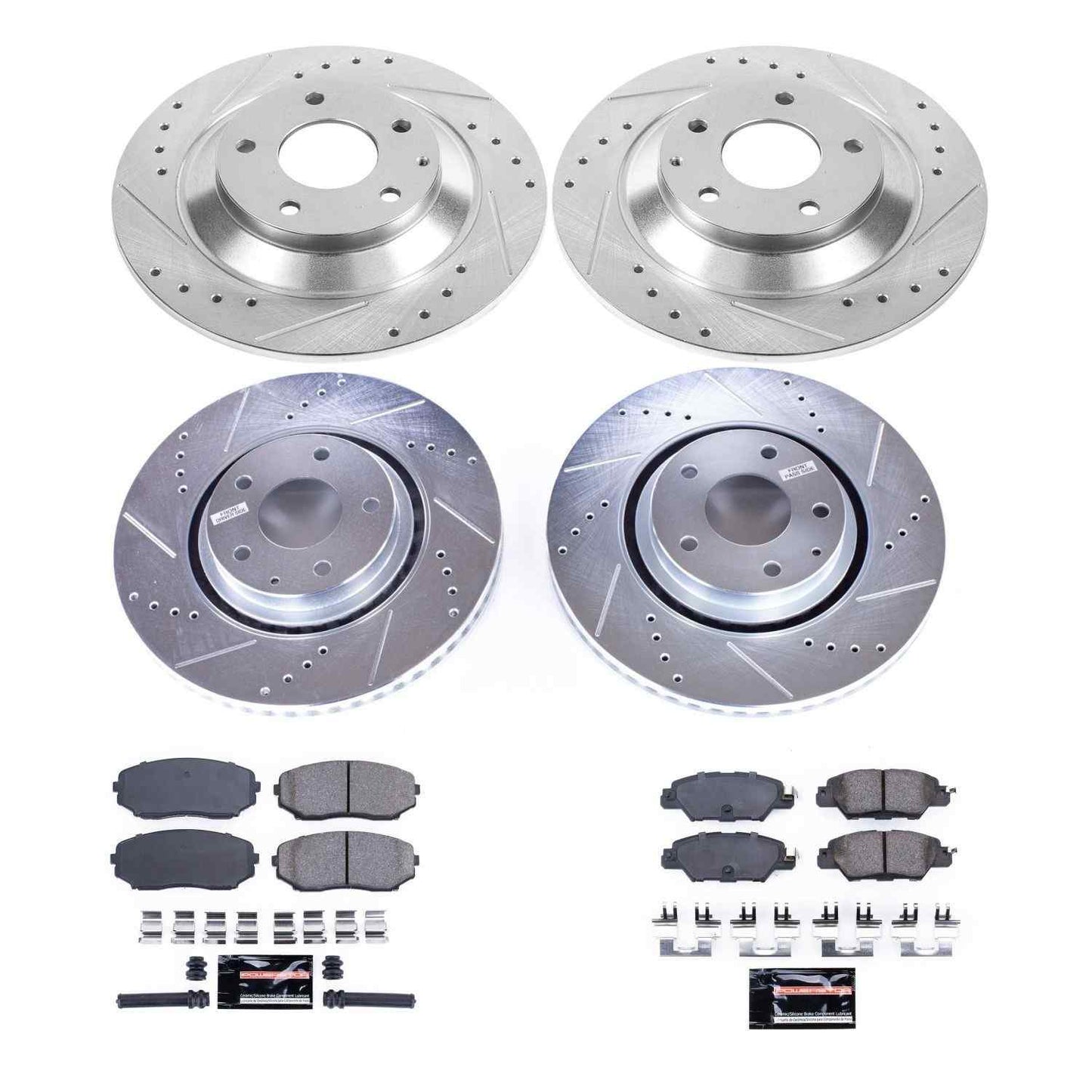 PowerStop Power Stop 2019 Mazda CX-5 Front & Rear Z23 Evolution Sport Brake Kit K8351