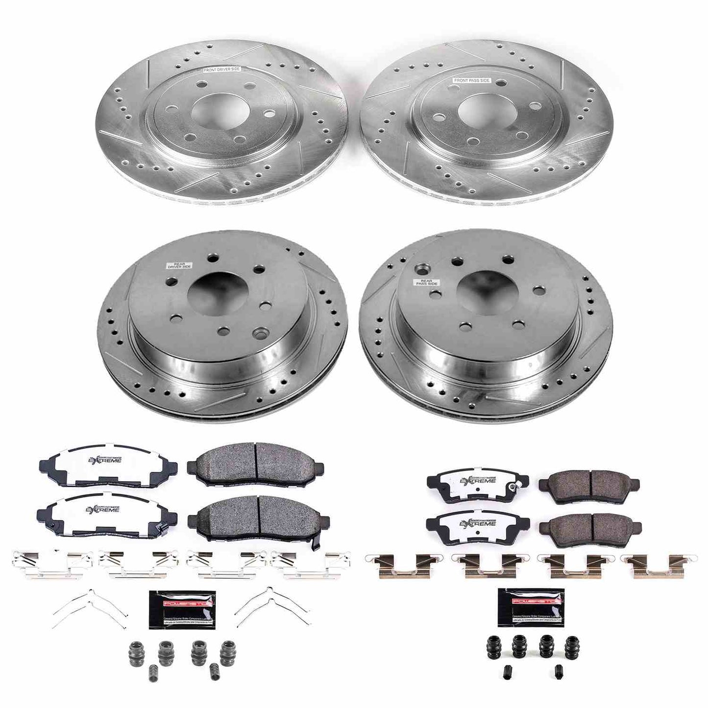 PowerStop Power Stop 2019 Nissan Frontier Front & Rear Z36 Truck & Tow Brake Kit K8358-36