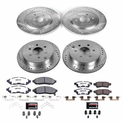 PowerStop Power Stop 2019 Nissan Frontier Front & Rear Z36 Truck & Tow Brake Kit K8358-36