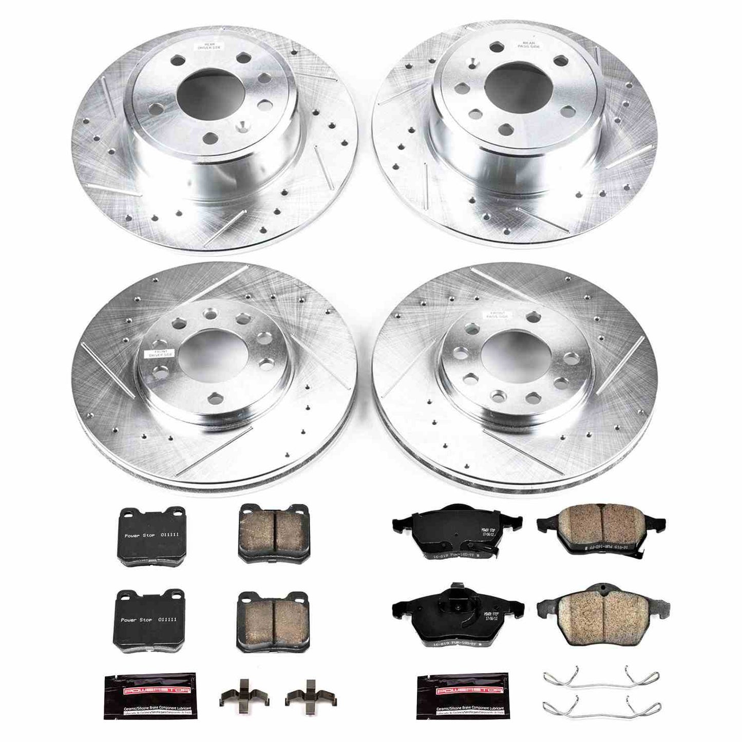 PowerStop Power Stop 99-03 Saab 9-3 Front & Rear Z23 Evolution Sport Brake Kit K835