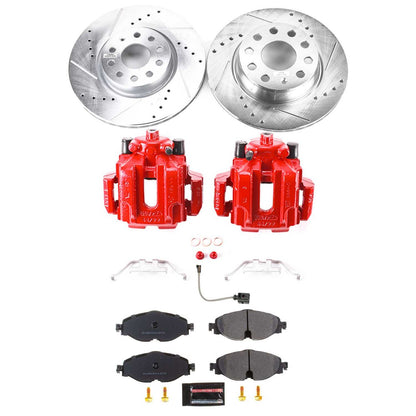 PowerStop Power Stop 2019 Volkswagen Golf Alltrack Front & Rear Z23 Evolution Sport Brake Kit K8364