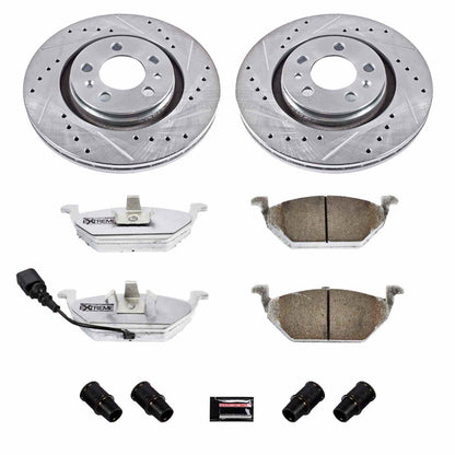 PowerStop Power Stop 99-06 Volkswagen Beetle Front Z26 Street Warrior Brake Kit K839-26
