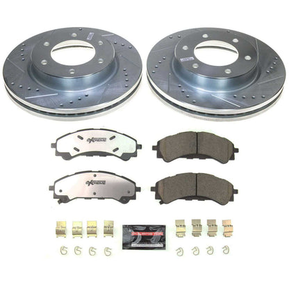 PowerStop Power Stop 19-22 Ford Ranger Front Z36 Truck & Tow Brake Kit K8413-36