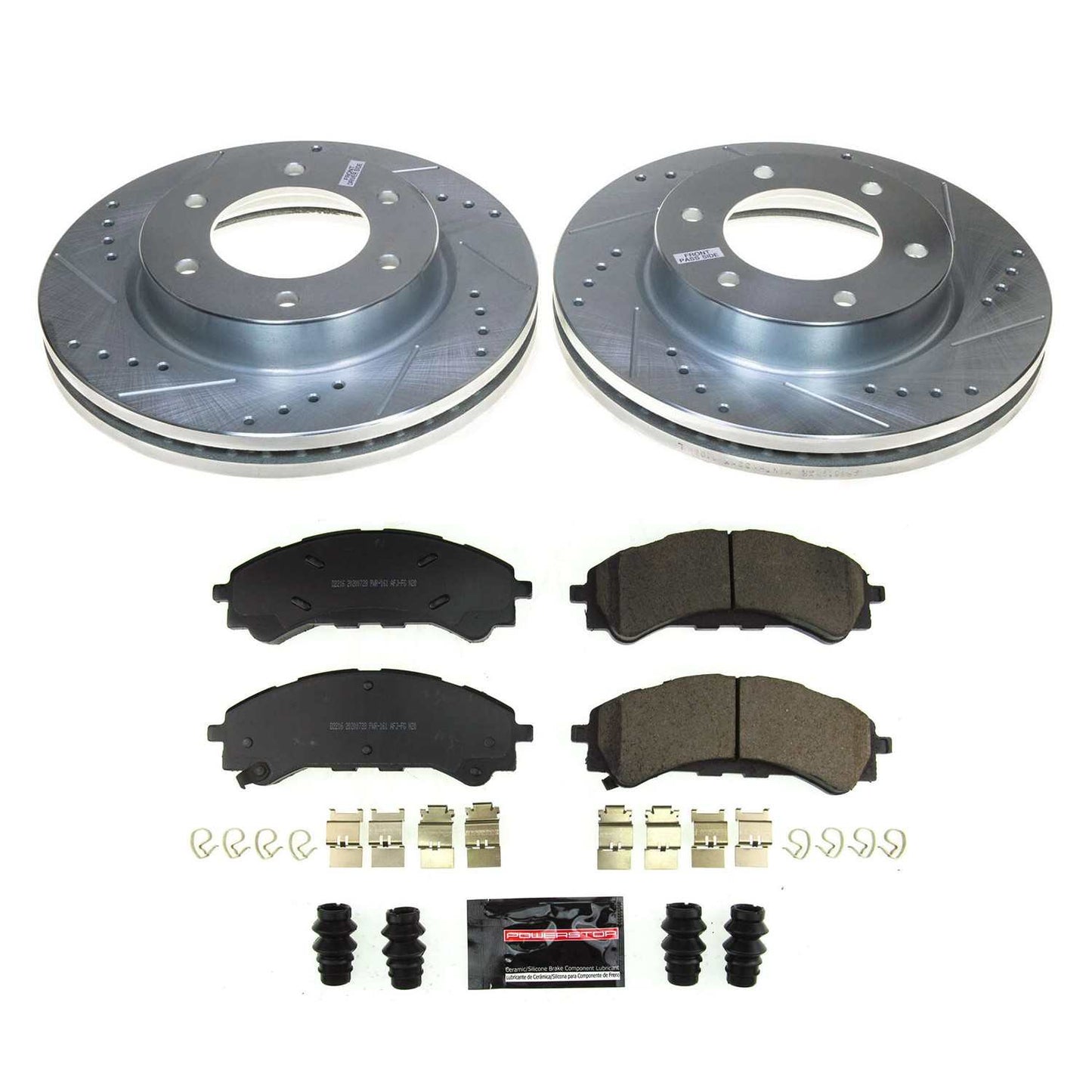 PowerStop Power Stop 2021 Ford Bronco Front Z23 Evolution Brake Kit K8413