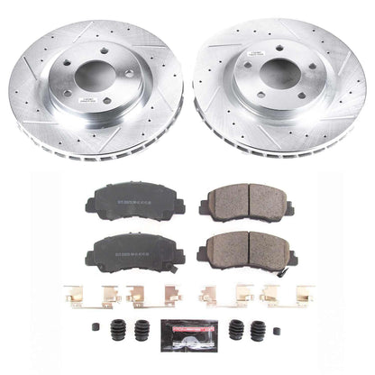 Power Stop 2018 Mitsubishi Eclipse Cross Front Z23 Evolution Sport Brake Kit K8424