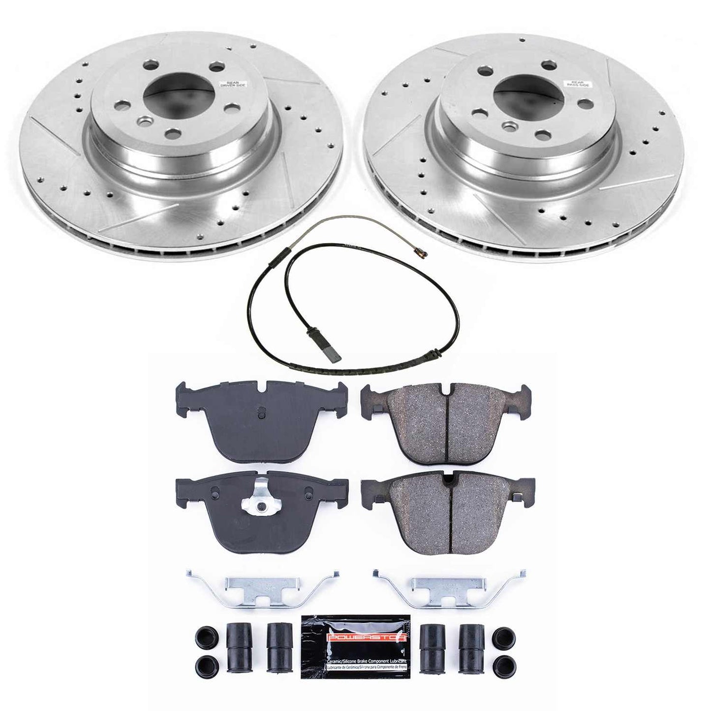 PowerStop Power Stop 2019 BMW X6 Rear Z23 Evolution Sport Brake Kit K8426