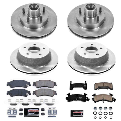 PowerStop Power Stop 2003 Chevrolet S10 Front & Rear Z23 Evolution Sport Brake Kit K8437