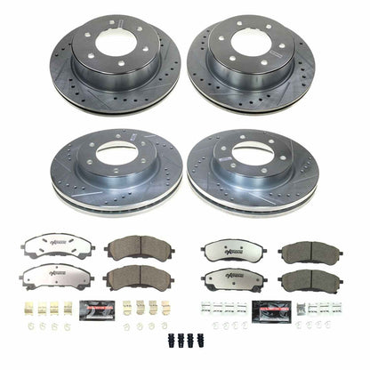PowerStop Power Stop 19-22 Ford Ranger Front and Rear Z36 Truck & Tow Brake Kit K8448-36