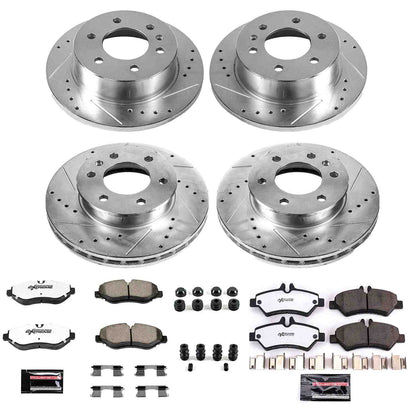 PowerStop Power Stop 07-08 Freightliner Sprinter 2500 Front & Rear Z36 Truck & Tow Brake Kit K8449-36