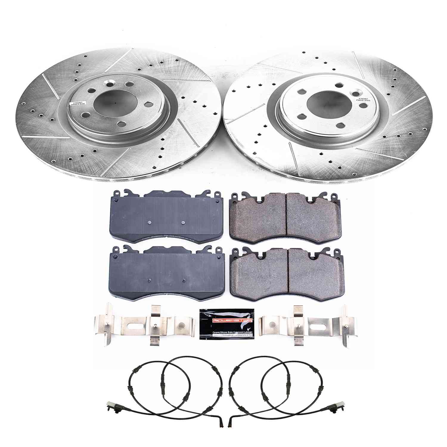 Power Stop 18-19 Land Rover Range Rover Sport Front Z23 Evolution Sport Brake Kit K8473