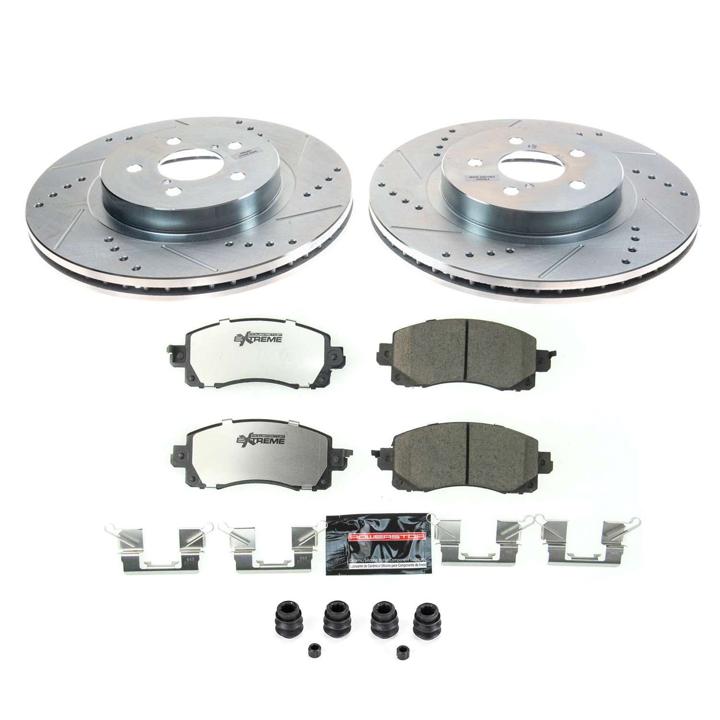 PowerStop Power Stop 19-21 Subaru Forester Front Z26 Street Warrior Brake Kit K8480-26