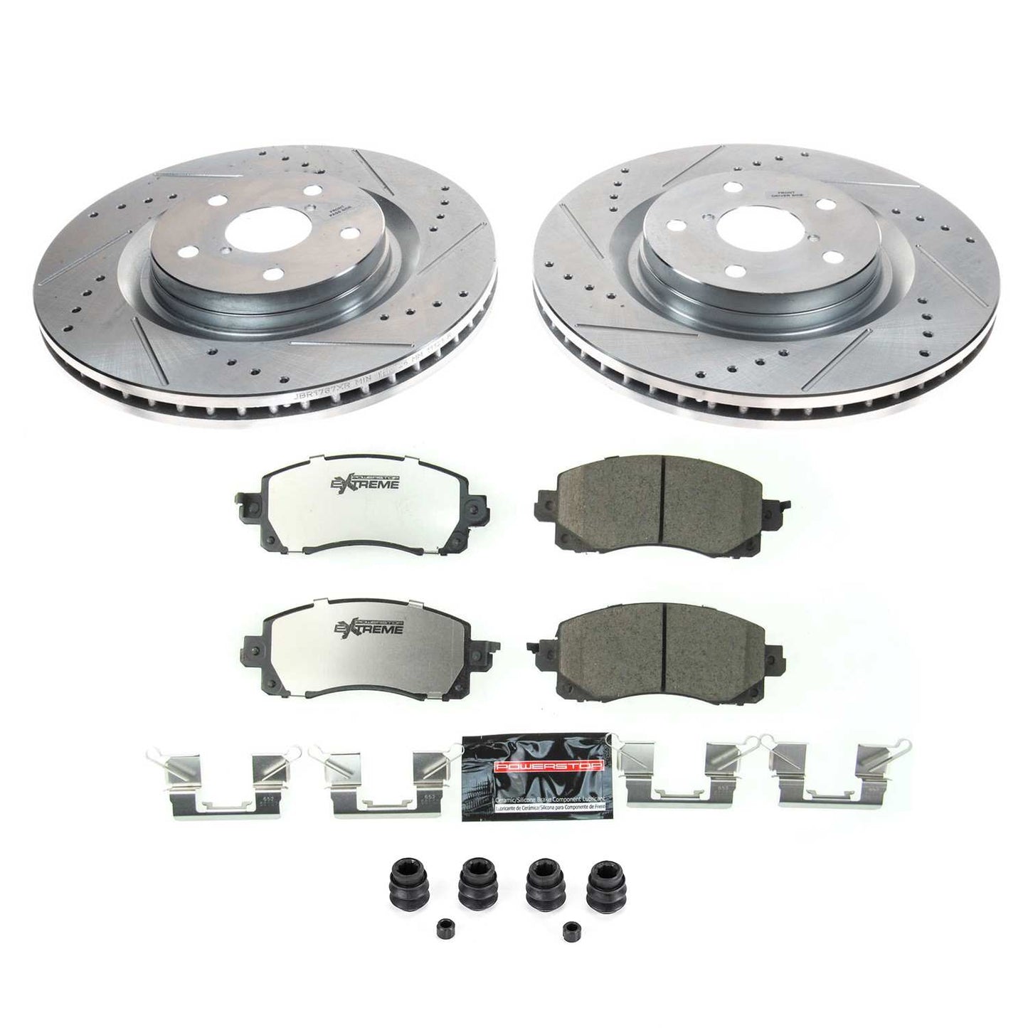 PowerStop Power Stop 19-21 Subaru Forester Front Z26 Street Warrior Brake Kit K8481-26