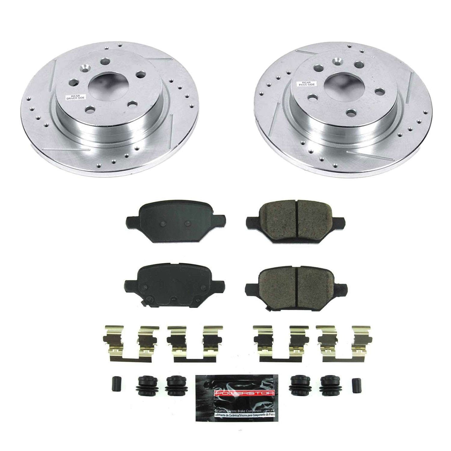 Power Stop 18-20 Buick Encore Rear Z23 Evolution Sport Brake Kit K8488