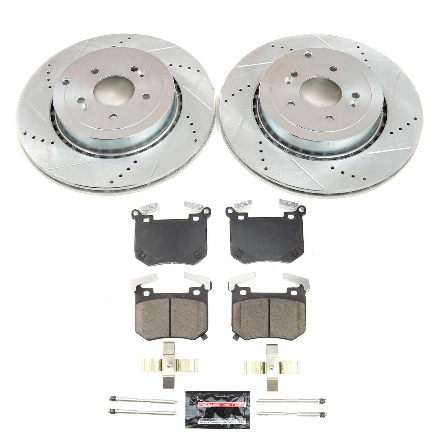 PowerStop Power Stop 18-20 Kia Stinger Rear Z23 Evolution Brake Kit K8491