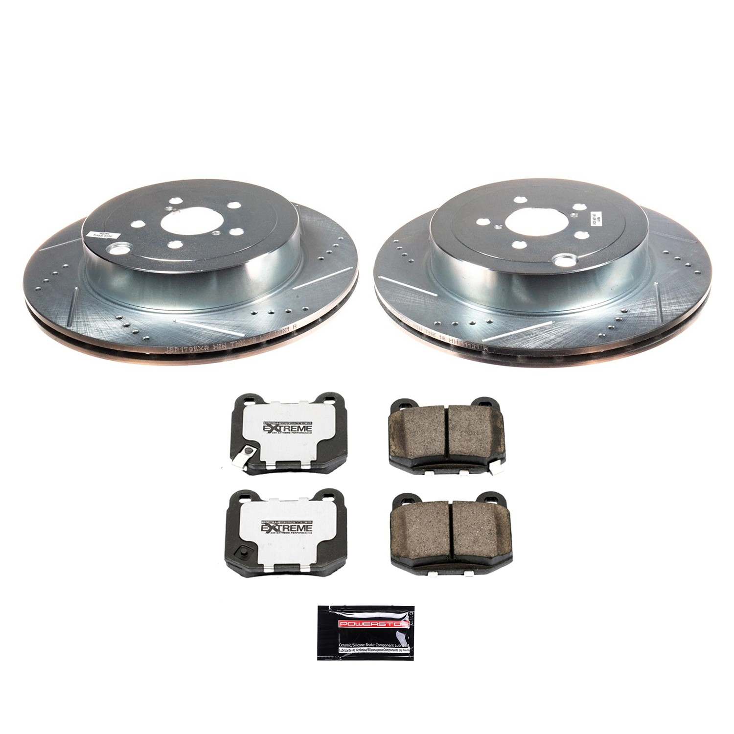 PowerStop Power Stop 17-20 Subaru BRZ Rear Z26 Street Warrior Brake Kit K8494-26