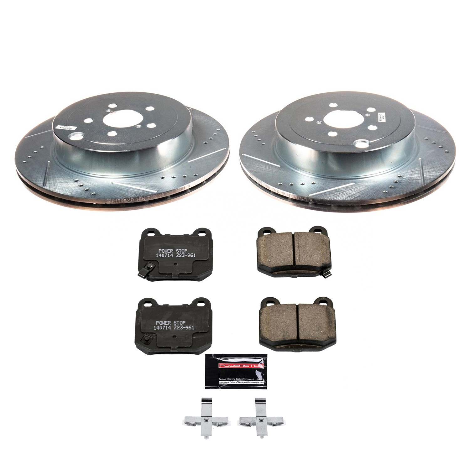 PowerStop Power Stop 17-20 Subaru BRZ Rear Z23 Evolution Sport Brake Kit K8494