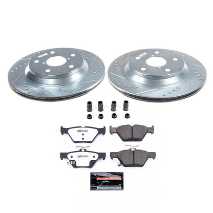 PowerStop Power Stop 19-21 Subaru Forester Rear Z26 Street Warrior Brake Kit K8495-26