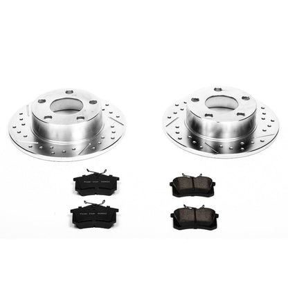 Power Stop 98-01 Audi A6 Quattro Rear Z23 Evolution Sport Brake Kit K849