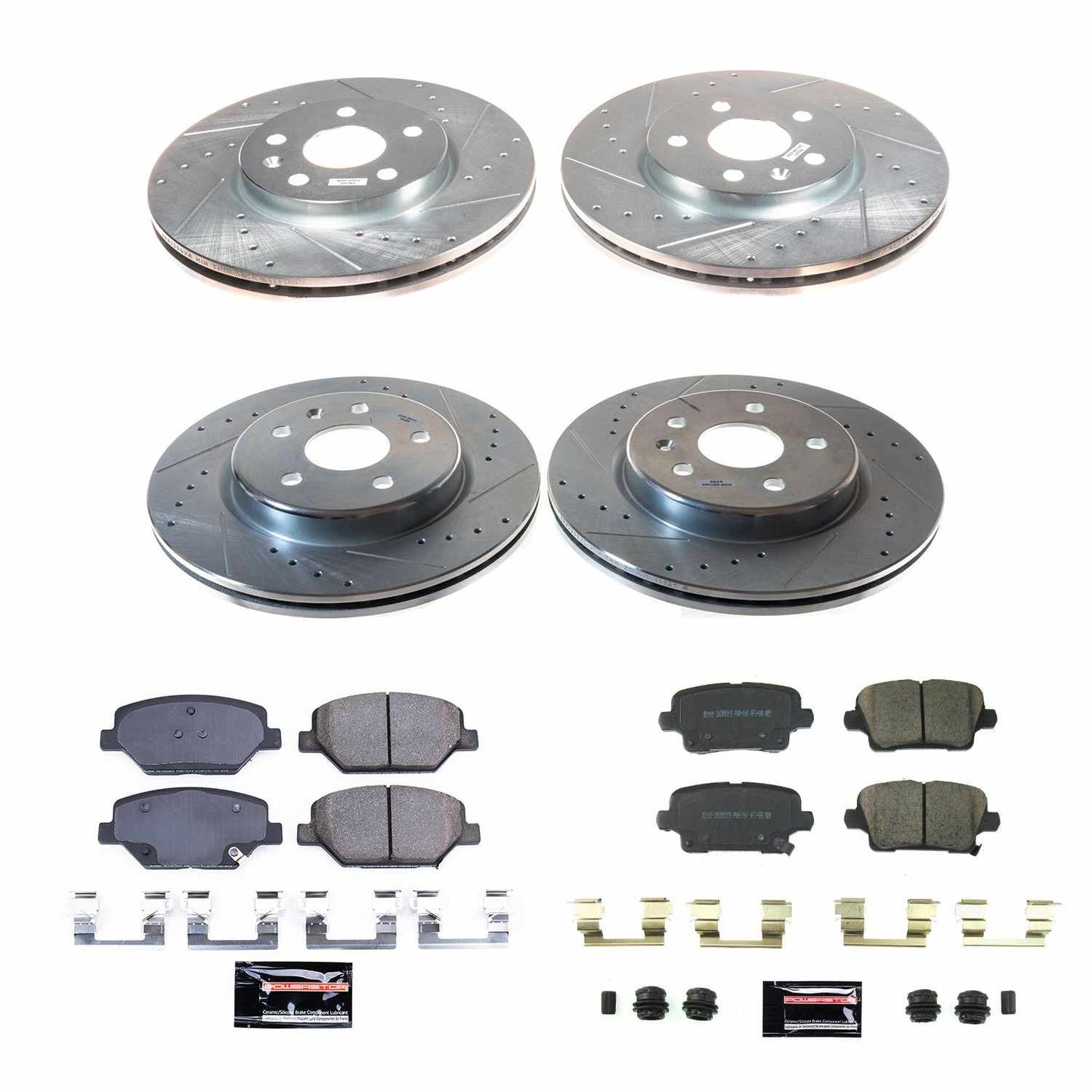 PowerStop Power Stop 2019 Cadillac XT4 Front & Rear Z23 Evolution Brake Kit K8504