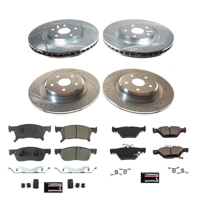PowerStop Power Stop 19-20 Subaru Ascent Front & Rear Z23 Evolution Brake Kit K8518