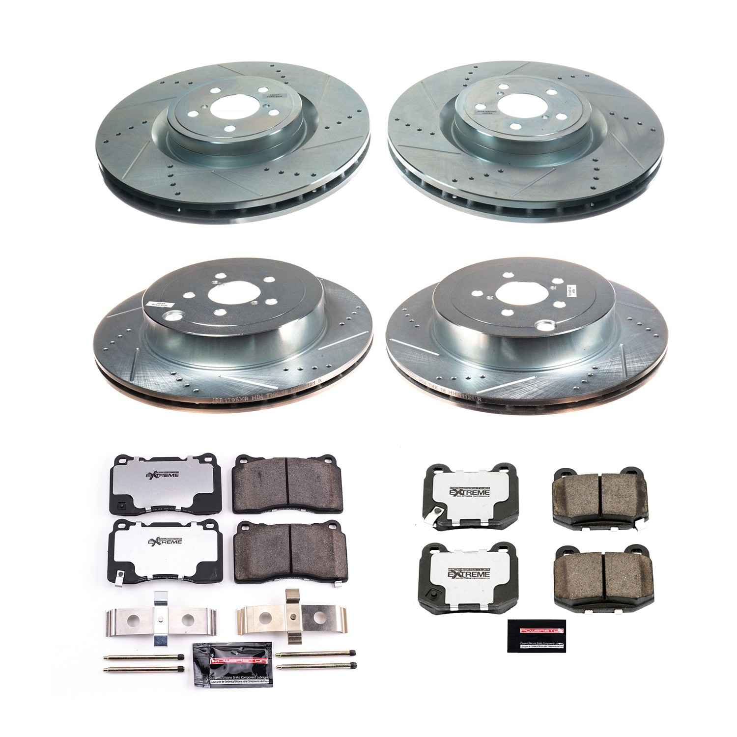 PowerStop Power Stop 17-20 Subaru BRZ Front and Rear Z26 Street Brake Kit K8519-26