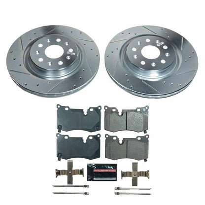 PowerStop Power Stop 20-21 Chevrolet Corvette Rear Z23 Evolution Brake Kit K8528
