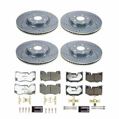 PowerStop Power Stop 20-21 Chevrolet Corvette Front & Rear Z26 Street Brake Kit K8530-26