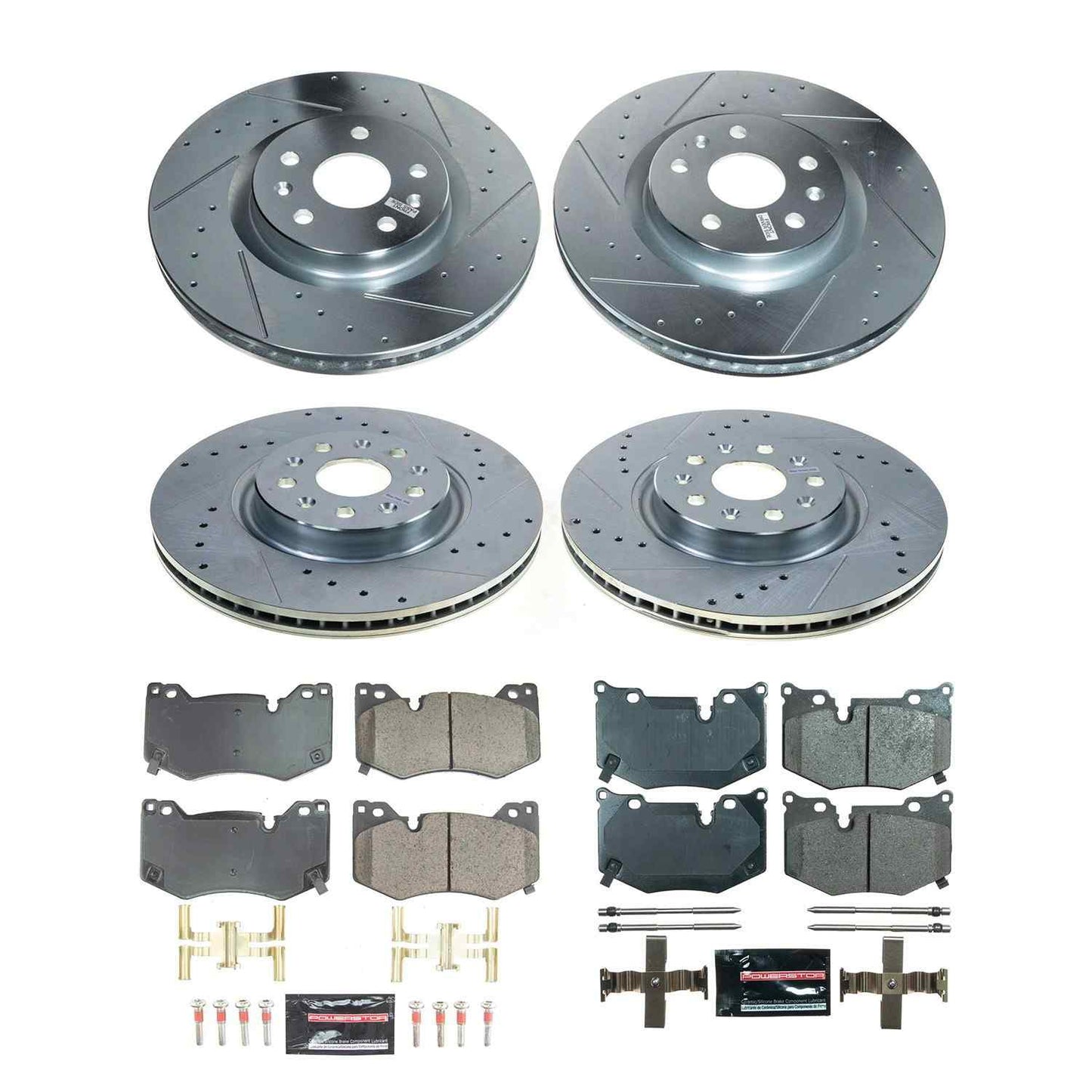 PowerStop Power Stop 20-22 Chevrolet Corvette Front & Rear Z23 Evolution Brake Kit K8530