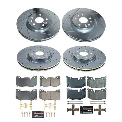 PowerStop Power Stop 20-22 Chevrolet Corvette Front & Rear Z23 Evolution Brake Kit K8530