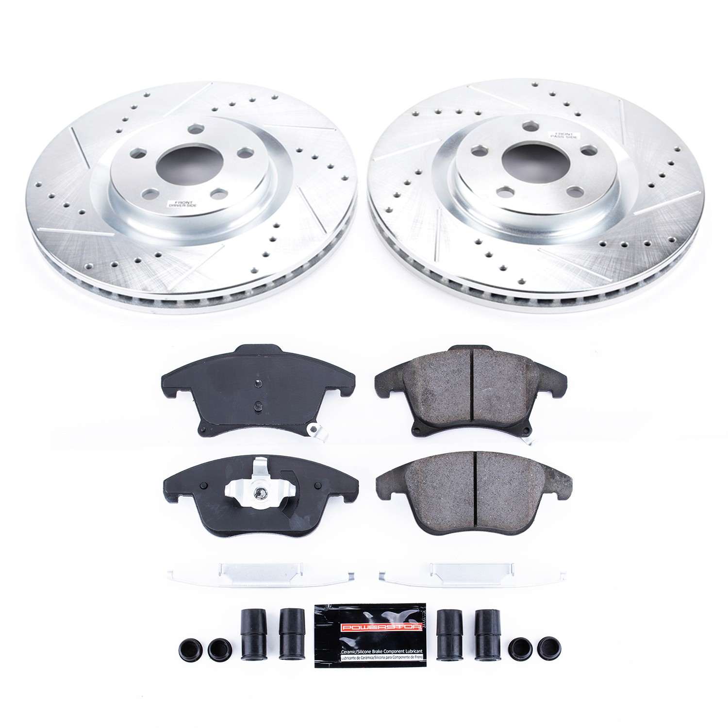 Power Stop 19-20 Ford Police Responder Hybrid Front Z23 Evolution Sport Brake Kit K8540