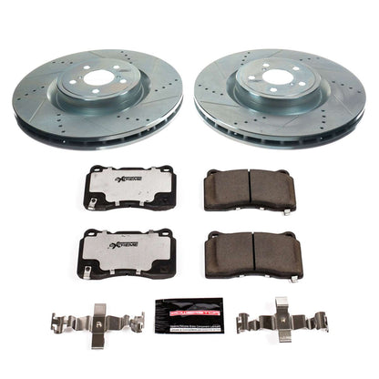PowerStop Power Stop 2020 Toyota 86 Front Z26 Street Warrior Brake Kit K8610-26