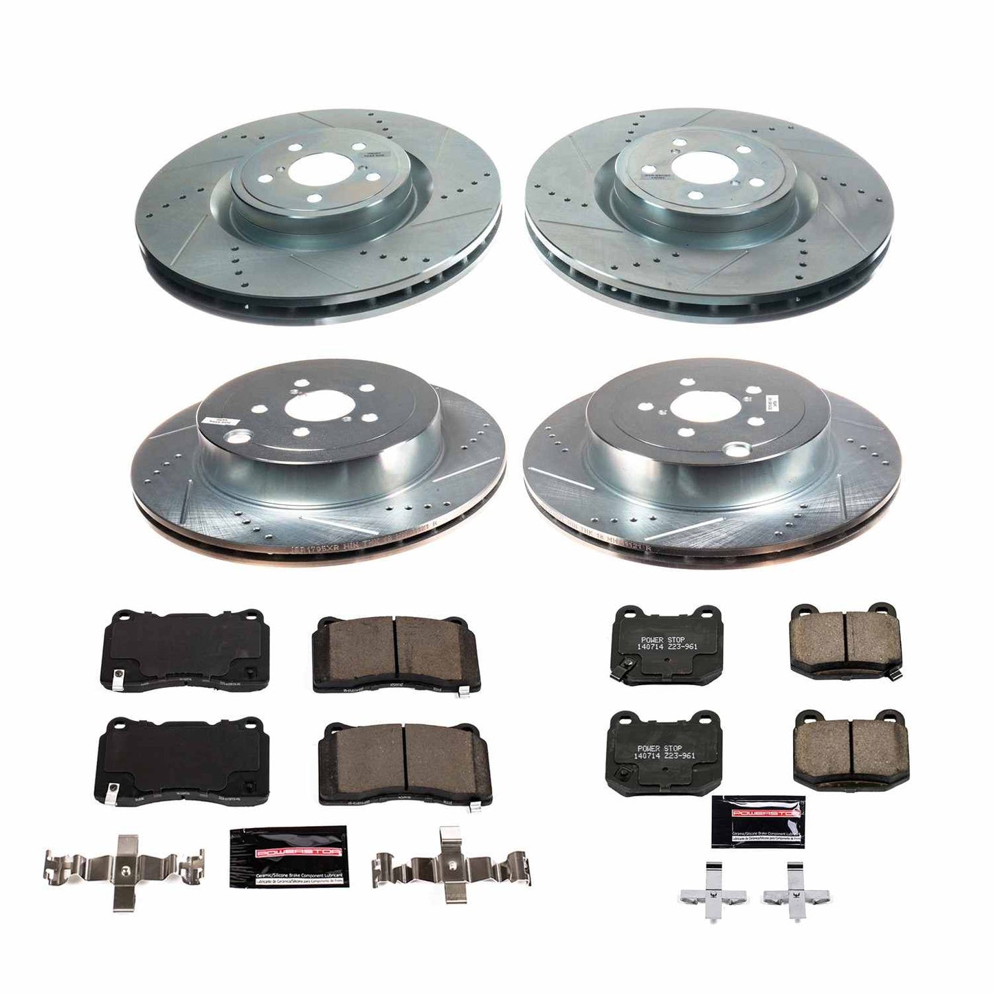 PowerStop Power Stop 2020 Toyota 86 Front & Rear Z23 Evolution Sport Brake Kit K8611