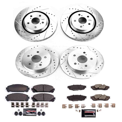 Power Stop 20-21 Toyota Avalon Front & Rear Z23 Evolution Sport Brake Kit K8633