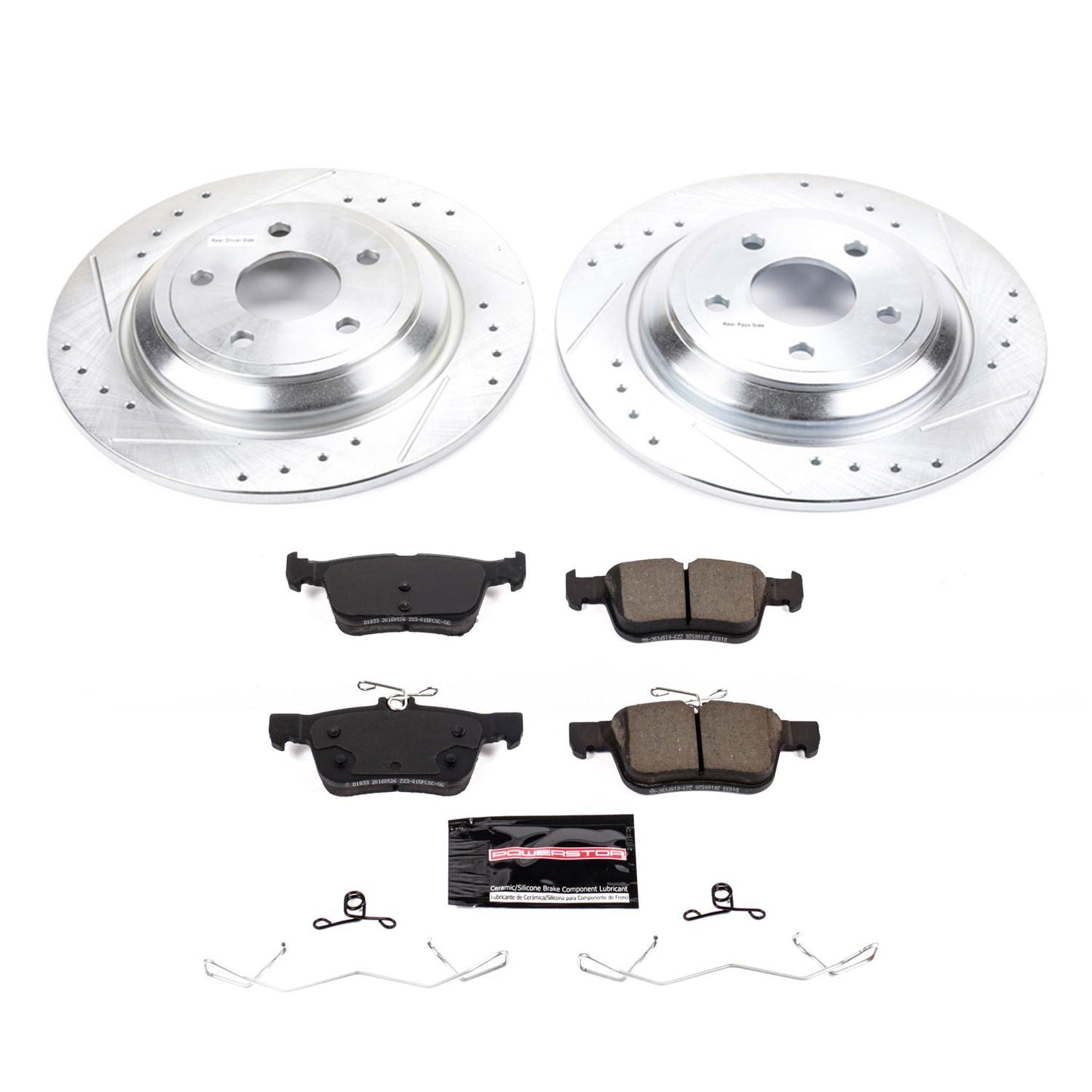 Power Stop 2020 Ford Escape Rear Z23 Evolution Sport Brake Kit K8642