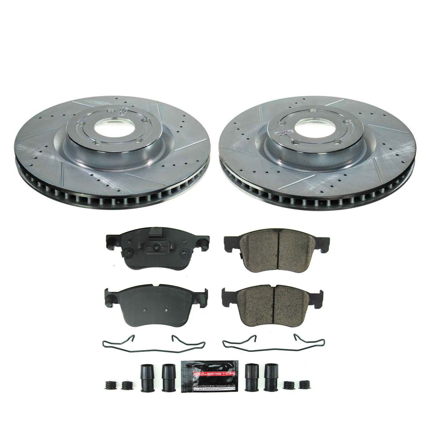 PowerStop Power Stop 20-21 Lincoln Corsair Front Z23 Evolution Brake Kit K8643