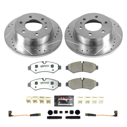 Power Stop 2020 Mercedes-Benz Sprinter 3500 Rear Z36 Truck & Tow Brake Kit K8649-36