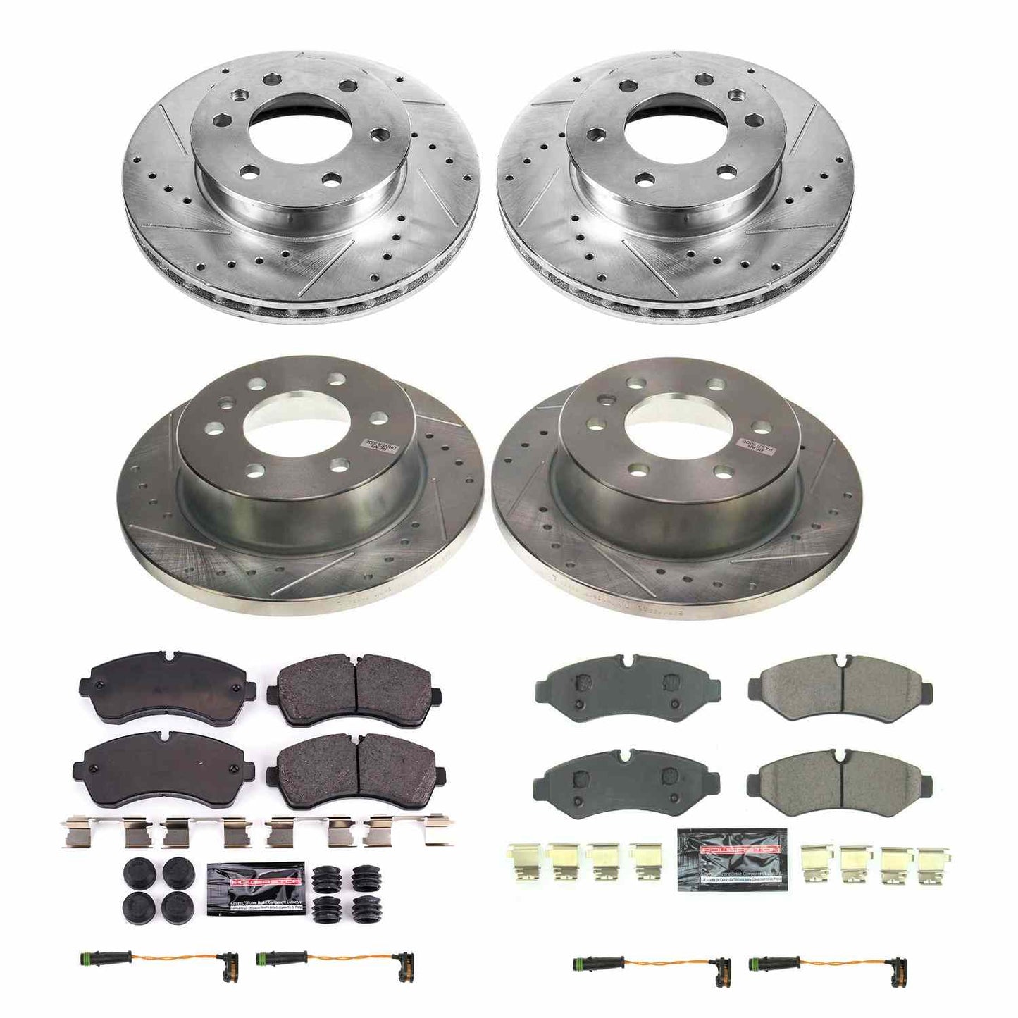 PowerStop Power Stop 19-21 Mercedes-Benz Sprinter 2500 Front & Rear Z23 Evolution Brake Kit K8661