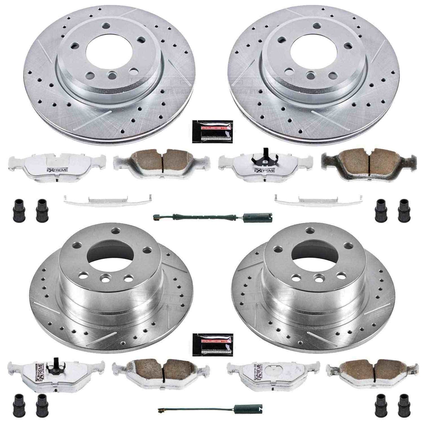 PowerStop Power Stop 01-02 BMW Z3 Front & Rear Z26 Street Warrior Brake Kit K870-26