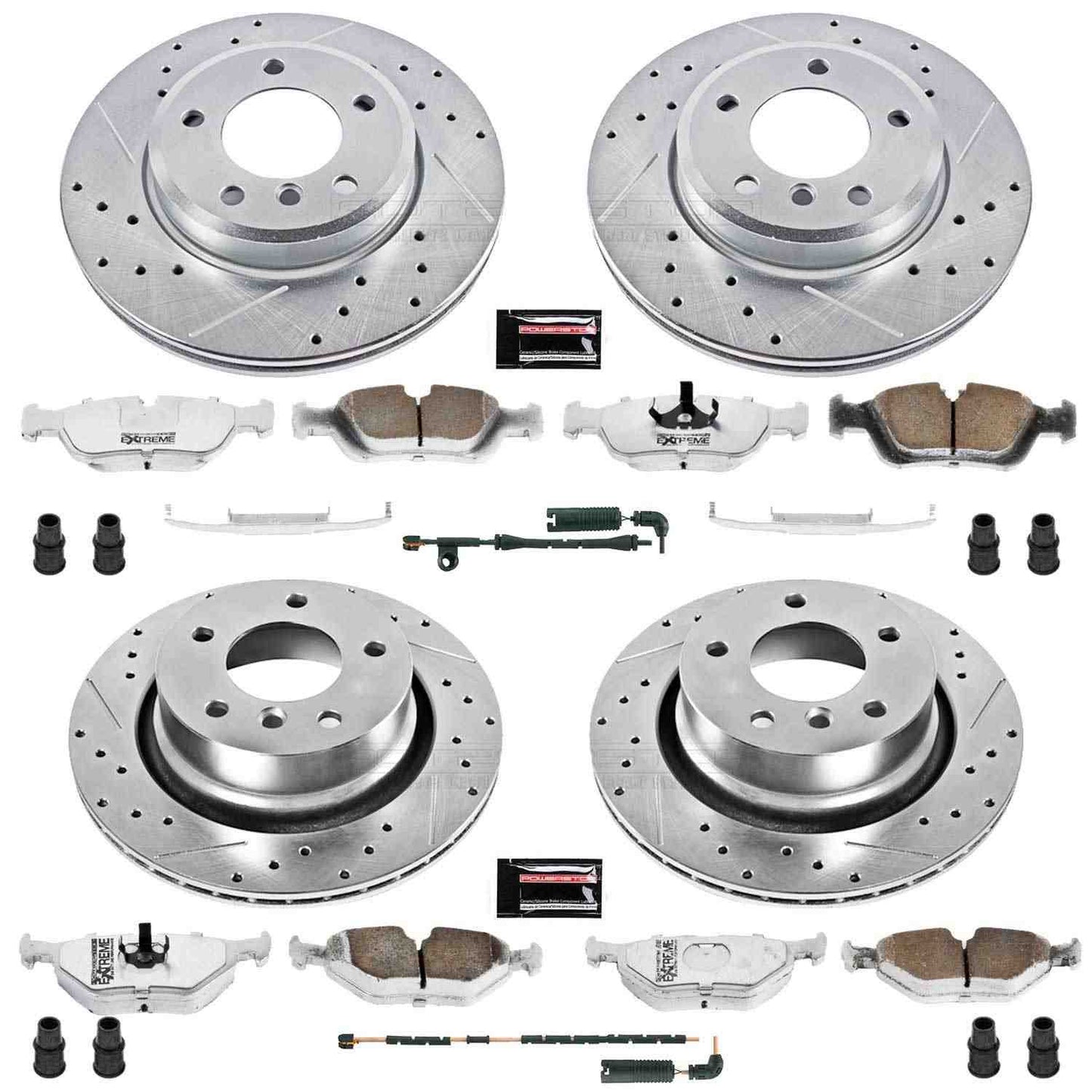 PowerStop Power Stop 03-08 BMW Z4 Front & Rear Z26 Street Warrior Brake Kit K873-26