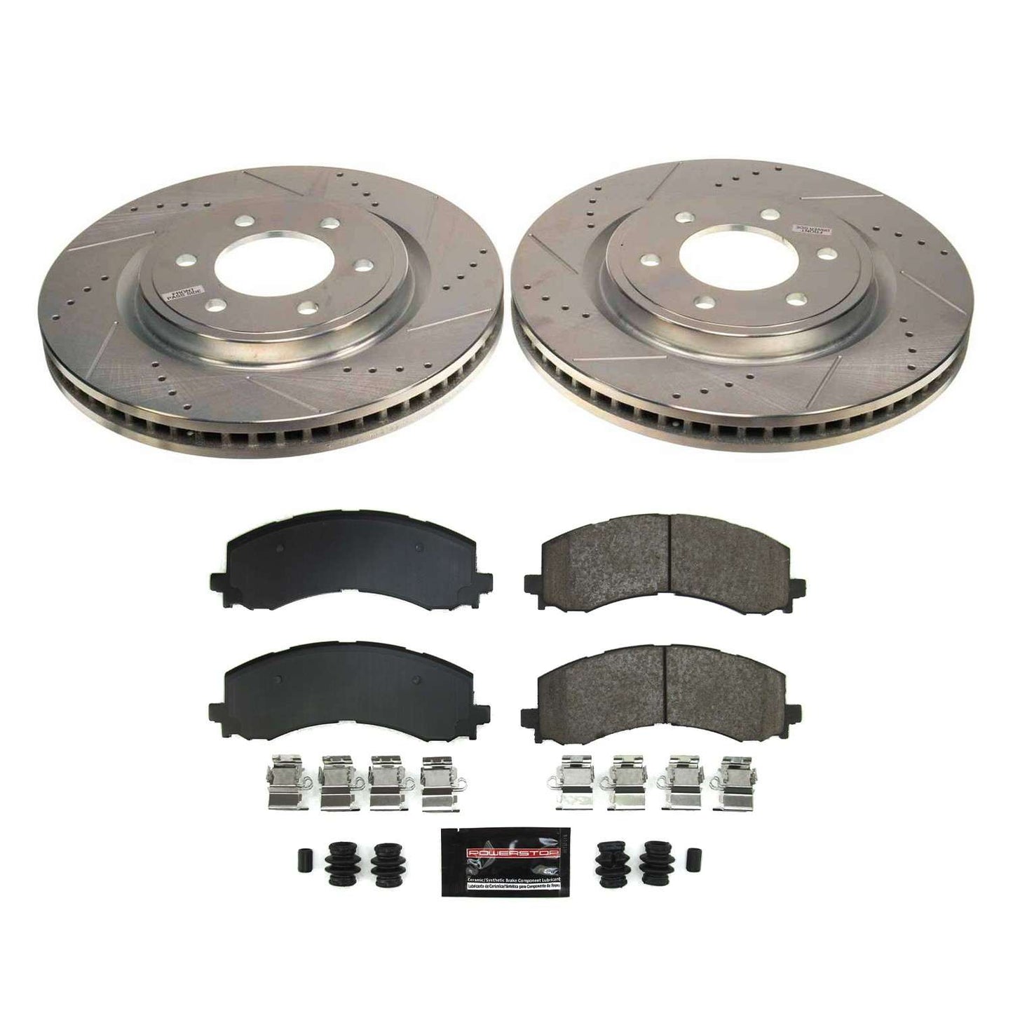 PowerStop Power Stop 2022 Lincoln Navigator Front Z23 Evolution Brake Kit K8744
