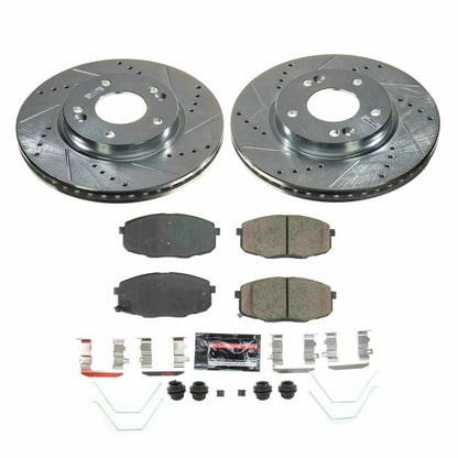 PowerStop Power Stop 19-21 Kia Forte Front Z23 Evolution Brake Kit K8749