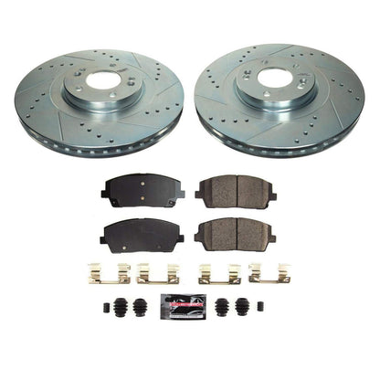 PowerStop Power Stop 20-22 Kia Telluride Front Z23 Evolution Brake Kit K8750