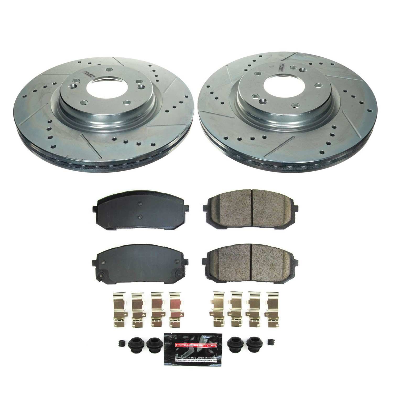 PowerStop Power Stop 2021 Kia K5 Front Z23 Evolution Brake Kit K8752